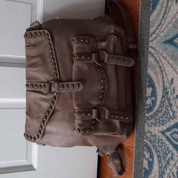 New Free People Sumac Studded Messenger - Picture 5 of 8